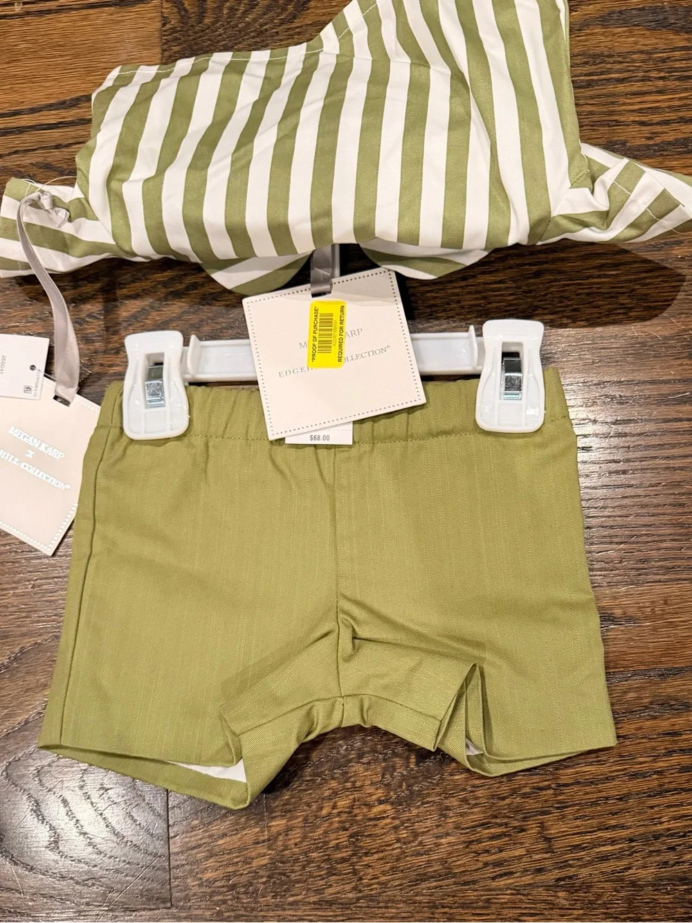 Edgehill Collection -Megan Karp Peter Pan style shirt and short set